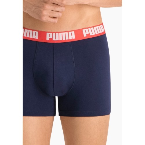 Bokserki męskie Puma Basic Boxer czarno-szare