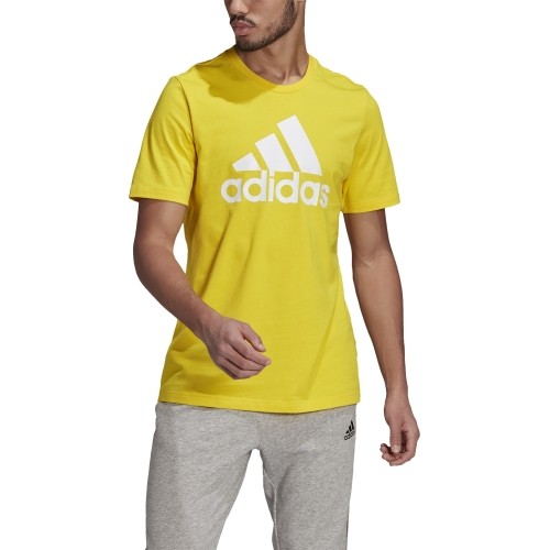 Koszulka męska Adidas M Bl Sj T żółta GM3248