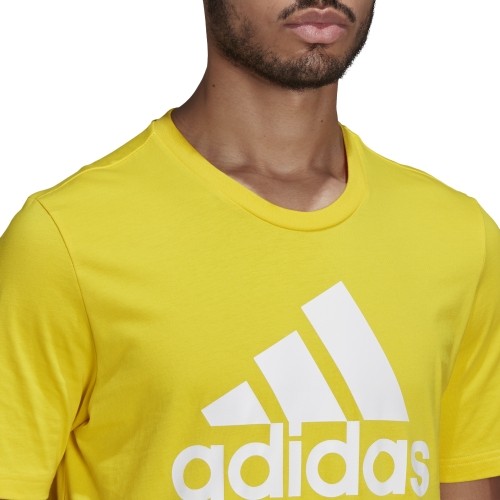 Koszulka męska Adidas M Bl Sj T żółta GM3248
