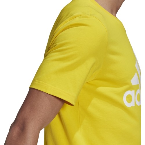 Koszulka męska Adidas M Bl Sj T żółta GM3248