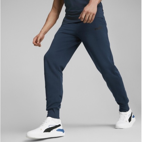 Puma Ess Logo męskie spodnie dresowe Navy 586715 97