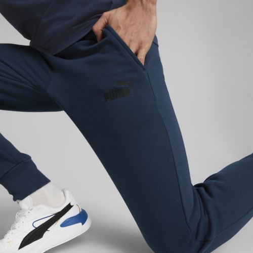 Puma Ess Logo męskie spodnie dresowe Navy 586715 97