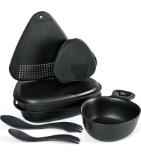 Zestaw naczyń turystycznych Outdoor MealKit 2.0, grafitowoczarny