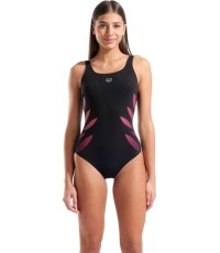 Strój kąpielowy Milena Wing Back C Cup, Black-Fairy Rose, 38 - 509