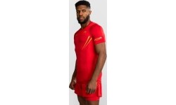 Rashguard z krótkim rękawem Venum x WOW FC – Fury Red/Gold