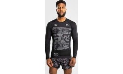 Koszulka rashguard z długim rękawem Venum x Polaris, czarno-szara