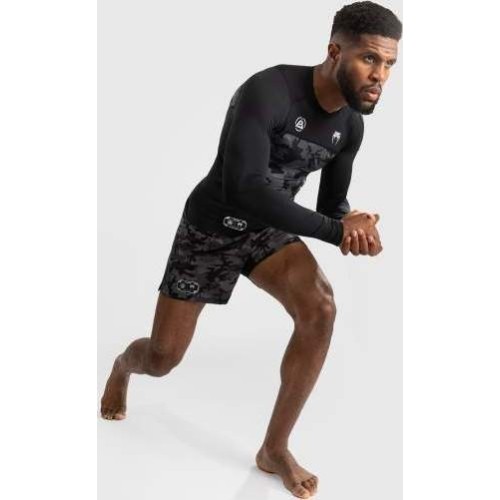 Koszulka rashguard z długim rękawem Venum x Polaris, czarno-szara