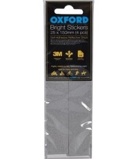 Samoprzylepne naklejki odblaskowe Oxford 25 x 150 mm, 4 szt.