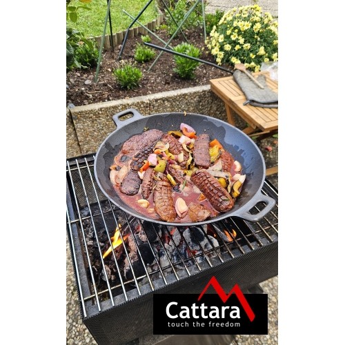 Patelnia WOK żeliwna 31 cm