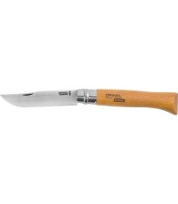 Nóż Opinel 12, stal węglowa, drewno bukowe