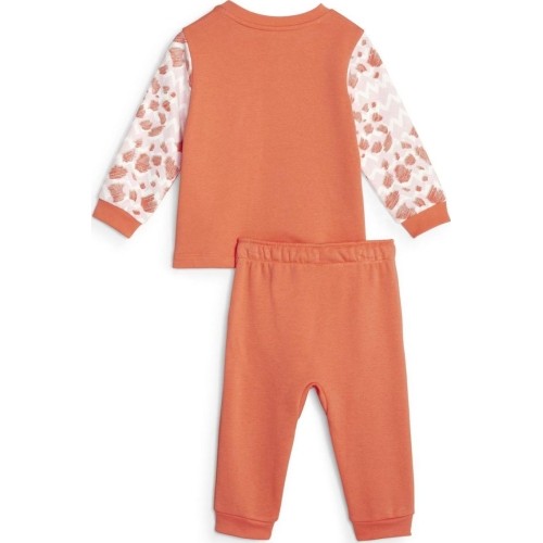 Dres dziecięcy Puma Ess Mix Mtch Infants biało-pomarańczowy 676368 60