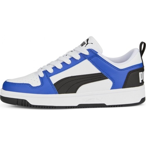 Puma buty młodzieżowe Rebound Layup Lo SL Jr White Blue 370490 19