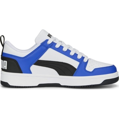 Puma buty młodzieżowe Rebound Layup Lo SL Jr White Blue 370490 19