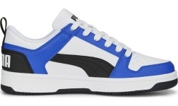 Puma buty młodzieżowe Rebound Layup Lo SL Jr White Blue 370490 19