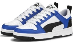 Puma buty młodzieżowe Rebound Layup Lo SL Jr White Blue 370490 19