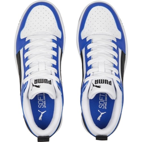 Puma buty młodzieżowe Rebound Layup Lo SL Jr White Blue 370490 19