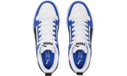 Puma buty młodzieżowe Rebound Layup Lo SL Jr White Blue 370490 19