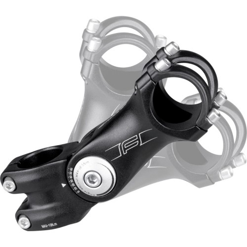 Regulowany wspornik kierownicy roweru FORCE S6.4 31,8/105mm (czarny)