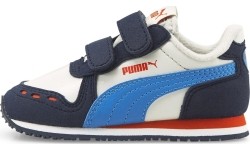 Puma Cabana Racer SL V Inf buty dziecięce Nimbus White Blue Red 351980 93