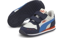 Puma Cabana Racer SL V Inf buty dziecięce Nimbus White Blue Red 351980 93