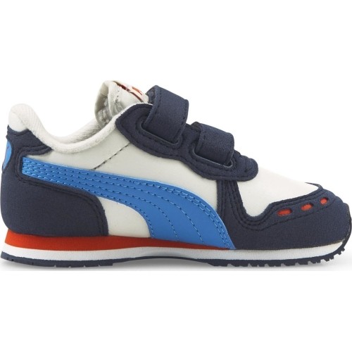 Puma Cabana Racer SL V Inf buty dziecięce Nimbus White Blue Red 351980 93