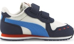 Puma Cabana Racer SL V Inf buty dziecięce Nimbus White Blue Red 351980 93
