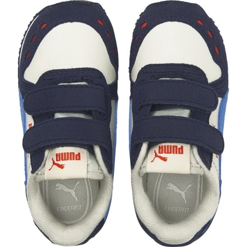 Puma Cabana Racer SL V Inf buty dziecięce Nimbus White Blue Red 351980 93