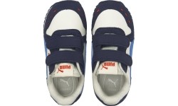 Puma Cabana Racer SL V Inf buty dziecięce Nimbus White Blue Red 351980 93