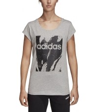 Bluzka Adidas W E AOP Tee, szara DU0636