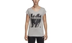 Bluzka Adidas W E AOP Tee, szara DU0636