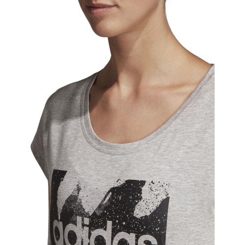 Bluzka Adidas W E AOP Tee, szara DU0636