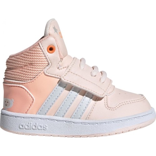 Buty dziewczęce Adidas Hoops Mid 2.0 I różowe FW4924