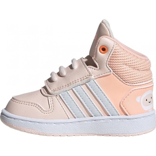 Buty dziewczęce Adidas Hoops Mid 2.0 I różowe FW4924