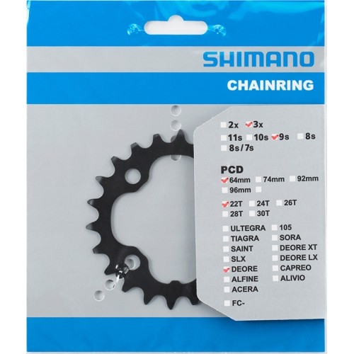 Zębatka przednia Shimano FC-M590 22T Deore