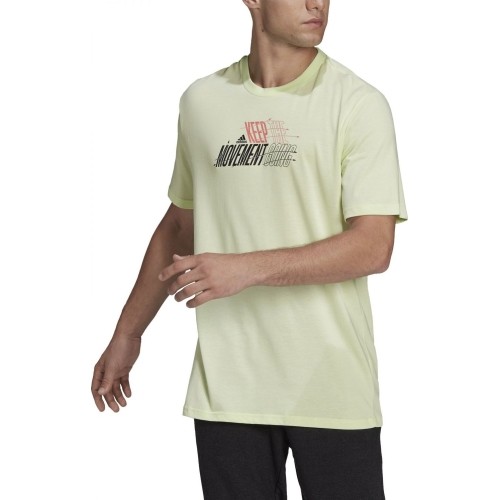 Koszulka męska Adidas Keep G Tee zielona HA4067