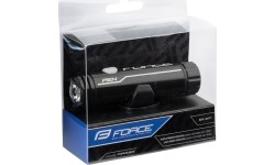 Lampka przednia FORCE Pen 200lm 1LED USB (czarna)