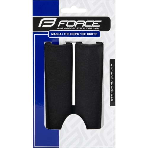 Chwyty FORCE 130mm, piankowe, czarne