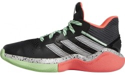 Adidas buty młodzieżowe Harden Stepback J Black Pink Green FW8545