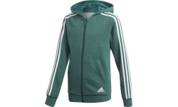 Bluza dziecięca Adidas YB 3S FZ Hoodie Green DJ1745