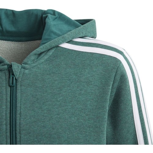 Bluza dziecięca Adidas YB 3S FZ Hoodie Green DJ1745