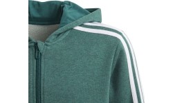 Bluza dziecięca Adidas YB 3S FZ Hoodie Green DJ1745