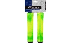 Chwyty kierownicy Force BMX 145 mm (zielono-żółte)