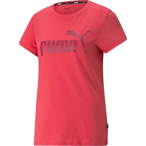 Koszulka damska Puma Ess Logo Tee Coral 586775 35