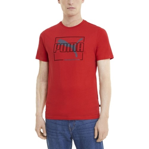 Puma Flock Tee koszulka męska, High Risk Red