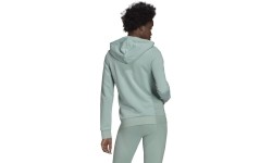 Bluza damska Adidas W Lin FT FZ Hoodie zielona GL0795