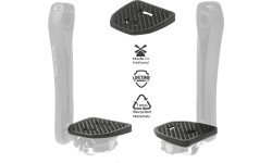 Adaptery pedałów PEDAL PLATE 2.0 do Shimano SPD, płaskie (czarne)