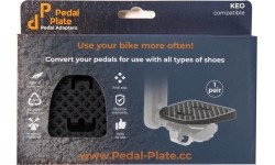 Adaptery pedałów PEDAL PLATE 2.0 do Shimano SPD, płaskie (czarne)
