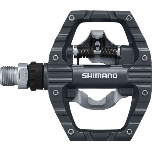 Pedały Shimano EH500, dwustronne, z blokami SH56, czarne