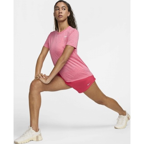 Koszulka damska Nike W Nk Df Rlgd Ss Tee Pink DX0687 629