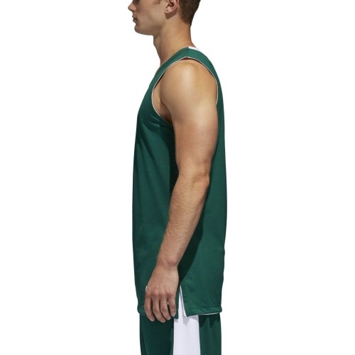 Koszulka do koszykówki Adidas Rev Crzy Expl Green White CD8695